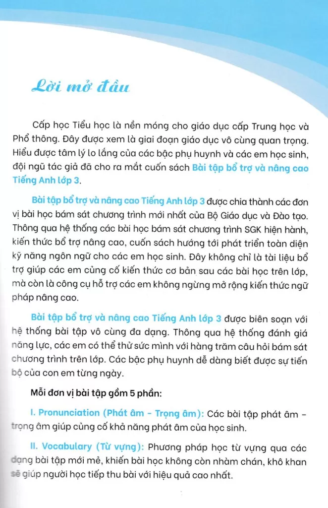BÀI TẬP BỔ TRỢ VÀ NÂNG CAO TIẾNG ANH LỚP 3 - TẬP 1 (Có đáp án; Bồi dưỡng học sinh khá giỏi; Theo SGK Tiếng Anh Global Success)